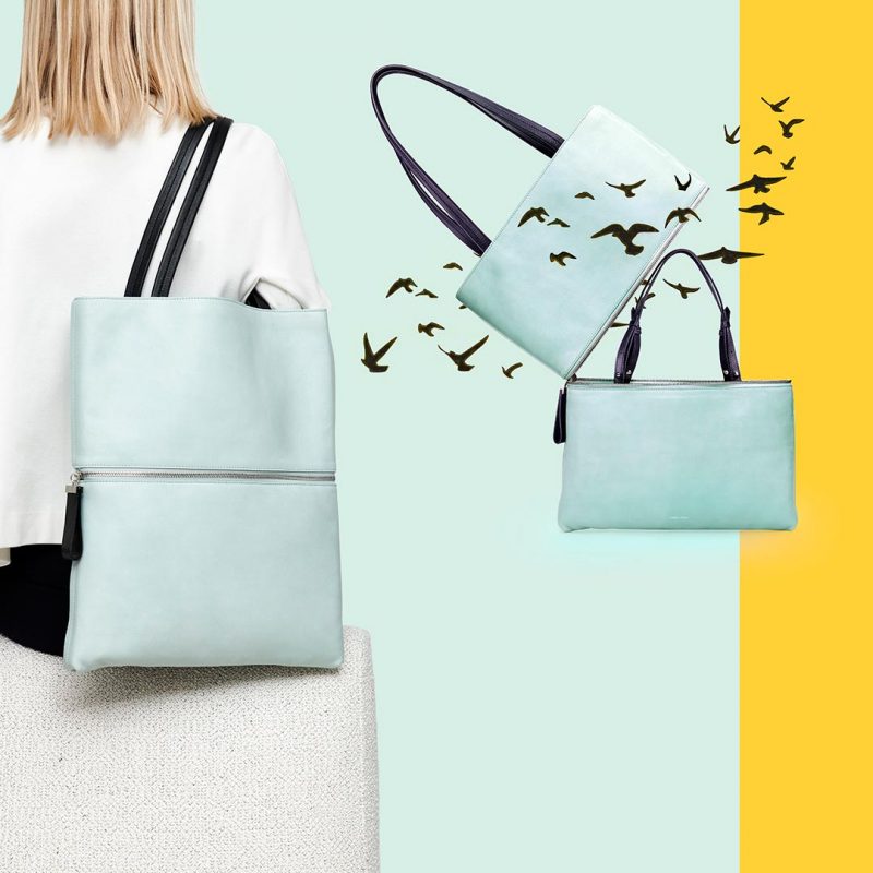 Karen totebag-cuir-lisse-céladon-impeccable-karenvogt-5-1